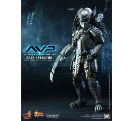 Alien vs. Predator Movie Masterpiece Action Figure 1/6 Scar Predator 36 cm